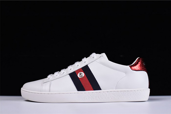 G*u*i ace embroidered low-top sneaker womens 6951103-5618