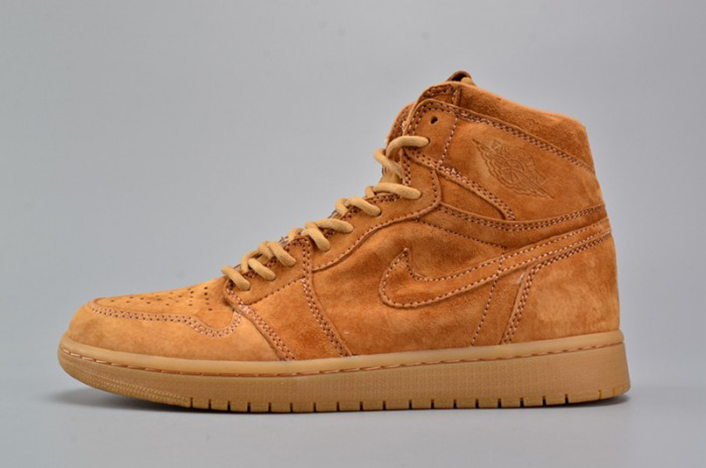 Air Jordan 1 Retro High OG ''Wheat''  Golden Harvest/Elemental Gold 555088-710