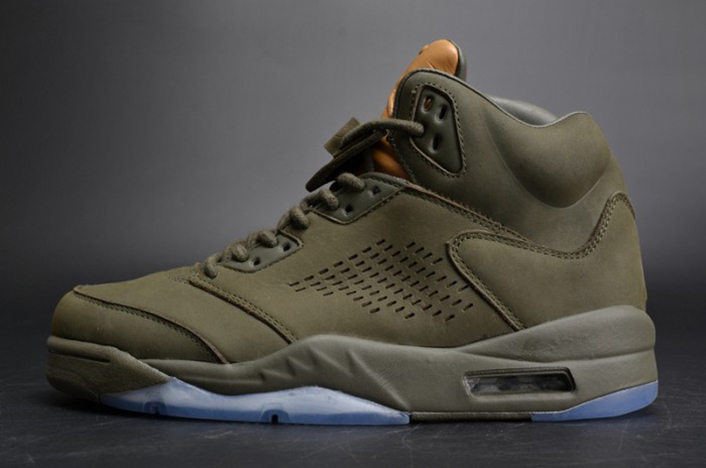 AIR JORDAN 5 RETRO PREM ''TAKE FLIGHT'' sequoia mens 881432-305