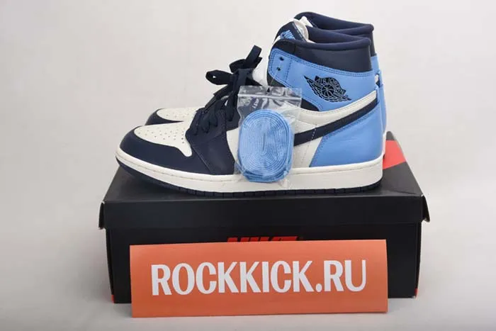 AIR JORDAN 1 OBSIDIAN UNIVERSITY BLUE 555088-140
