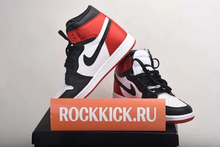 JORDAN 1 RETRO HIGH SATIN BLACK TOE - CD0461-016