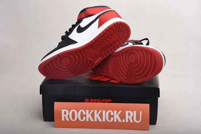 JORDAN 1 RETRO HIGH SATIN BLACK TOE - CD0461-016