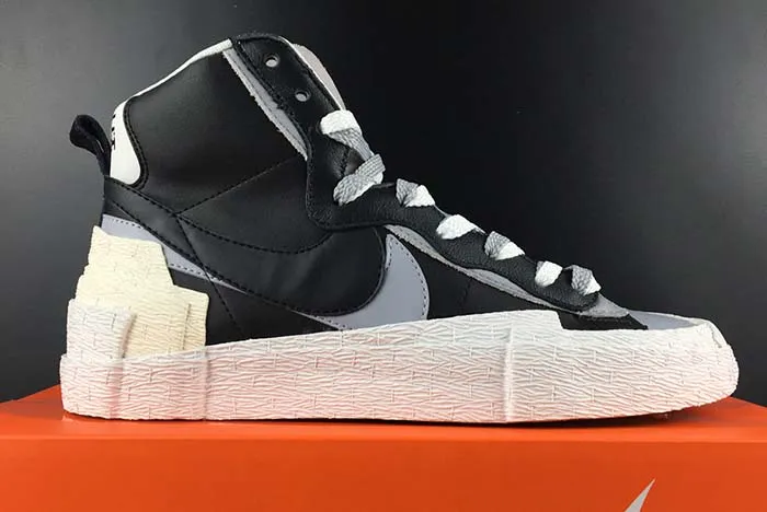 NIKE BLAZER HIGH SACAI WHITE-GREY - BV0072-002
