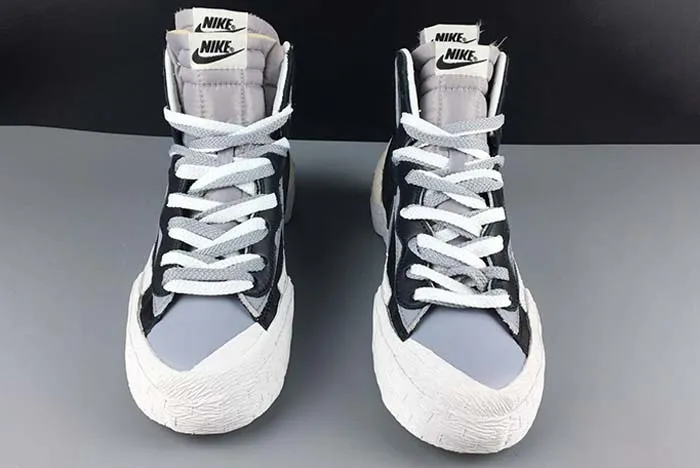 NIKE BLAZER HIGH SACAI WHITE-GREY - BV0072-002