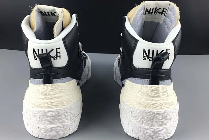 NIKE BLAZER HIGH SACAI WHITE-GREY - BV0072-002