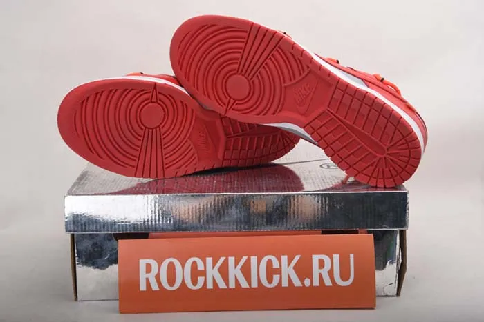 NIKE DUNK LOW OFF-WHITE UNIVERSITY RED - CT0856-600
