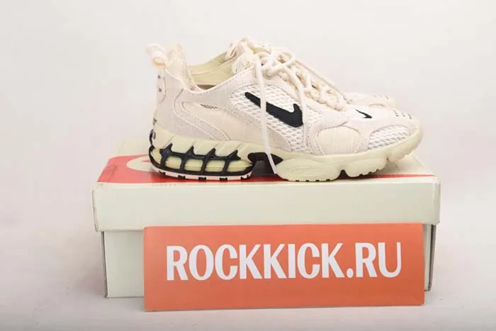 NIKE AIR ZOOM SPIRIDON CAGED STUSSY- FOSSIL CQ5486-200