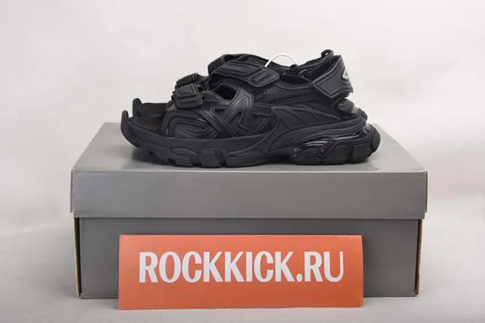 Ba*len*cia*ga track sandal ''triple black'' 617542 w2cc1 1000