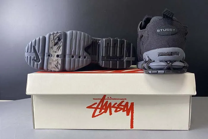 Stussy x Nike Air Zoom Spiridon Caged CQ5486-200 BLACK
