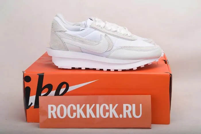 NIKE SACAI NIKE LDWAFFLE WHITE NYLON WHITE BV0073-101