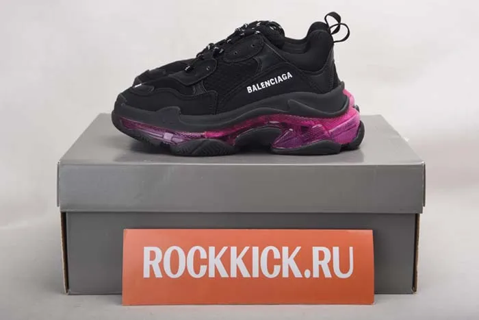 Ba*len*cia*ga triple s black sneaker 541624-w09o1-0829