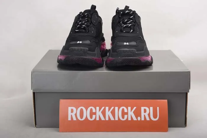 Ba*len*cia*ga triple s black sneaker 541624-w09o1-0829