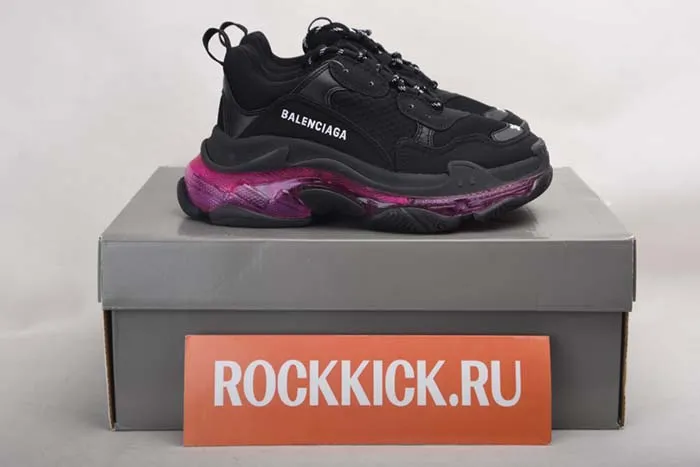 Ba*len*cia*ga triple s black sneaker 541624-w09o1-0829
