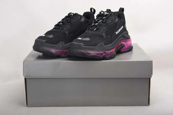 Ba*len*cia*ga triple s black sneaker 541624-w09o1-0829