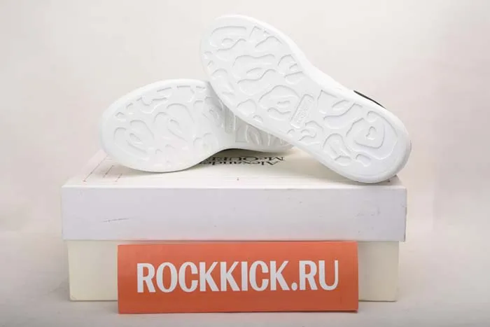 ALEXANDER MCQUEEN SOLE SNEAKERS 462214-WHGP7-9374-LEATHER BLACK