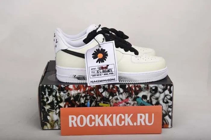 PEACEMINUSONE x Nike Air Force 1 Para Noise 2 0 White Black DD3223 100