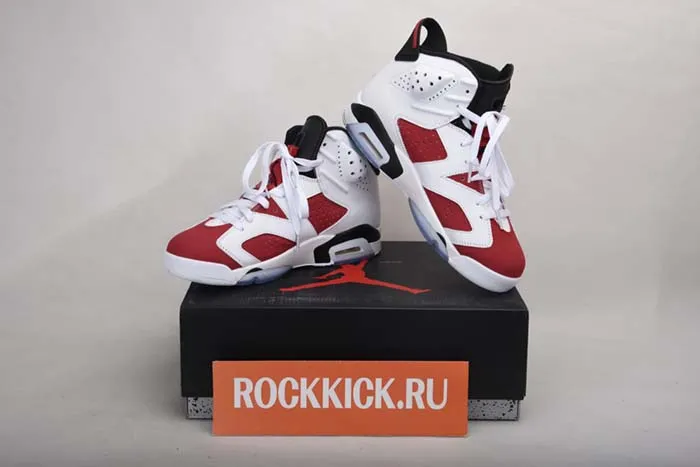 Air Jordan 6 VI Retro Carmine White Carmine Black 384664 160
