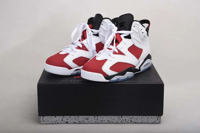 Air Jordan 6 VI Retro Carmine White Carmine Black 384664 160