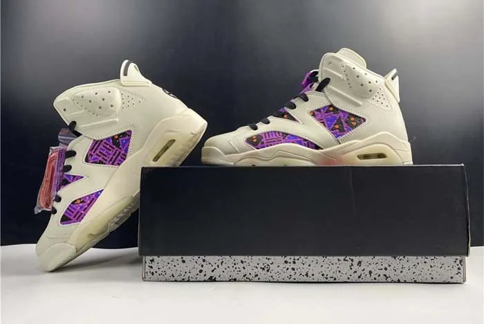 Air Jordan 6 Retro Quai 54 Sail Black CZ4152-101