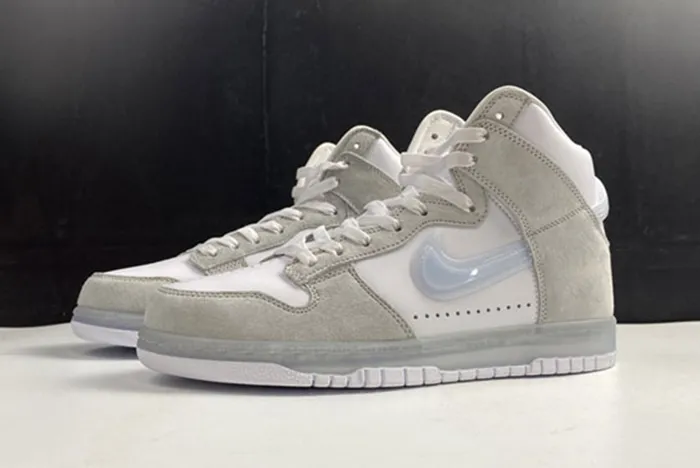 Slam Jam x Nike Dunk High White Platinum DA1639-100