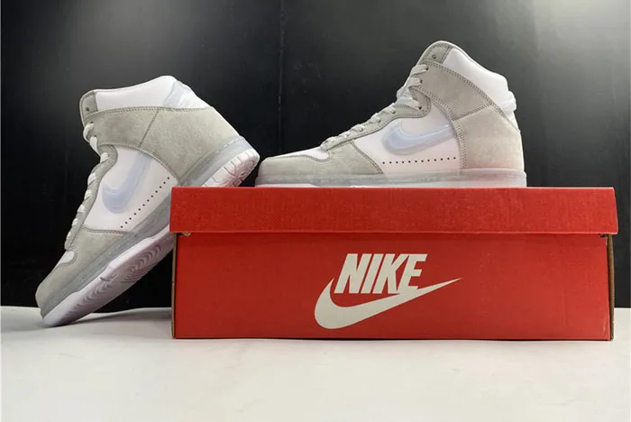 Slam Jam x Nike Dunk High White Platinum DA1639-100
