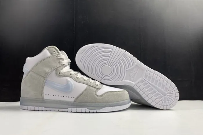Slam Jam x Nike Dunk High White Platinum DA1639-100