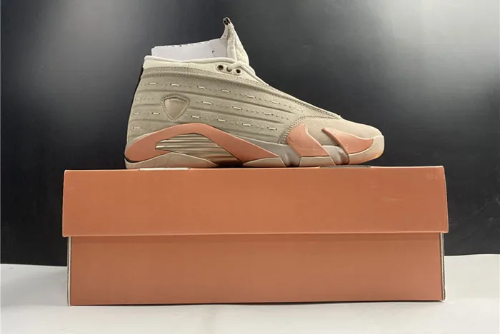 Clot x Air Jordan 14 Low: Sepia Stone DC9857-200