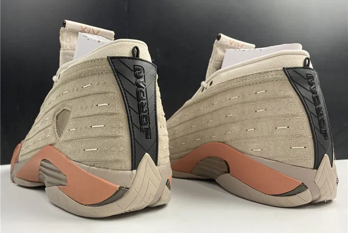 Clot x Air Jordan 14 Low: Sepia Stone DC9857-200