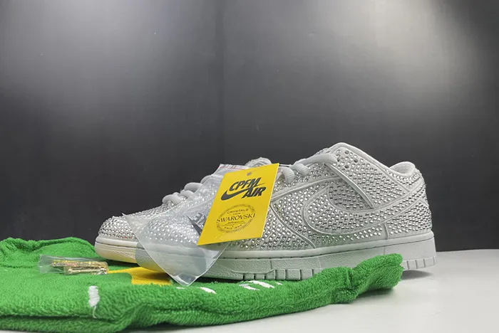 White and Blue Technical Mesh and Gray Calfskin