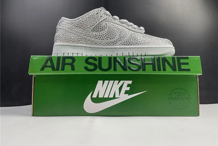 White and Blue Technical Mesh and Gray Calfskin