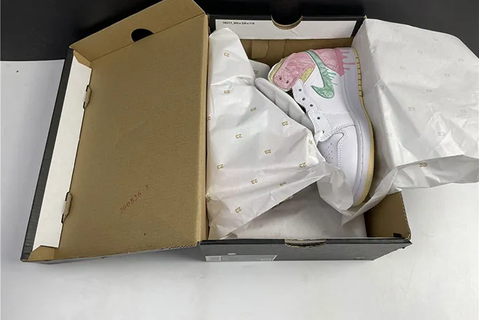 Nike Air Jordan 1 Mid Paint Drip (GS) DD1666-100