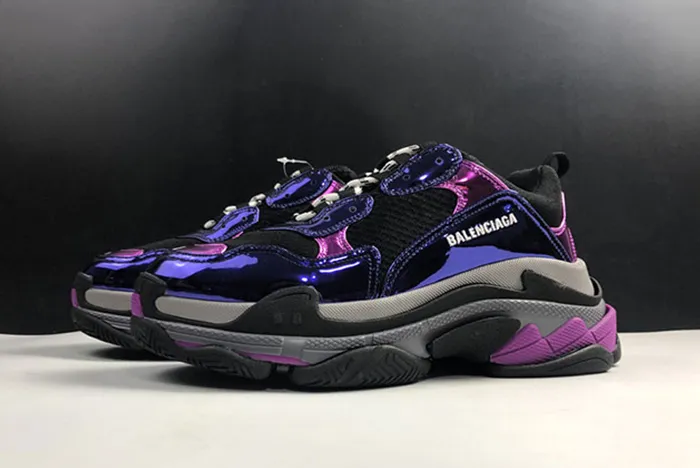 Ba*len*cia*ga triple purple black