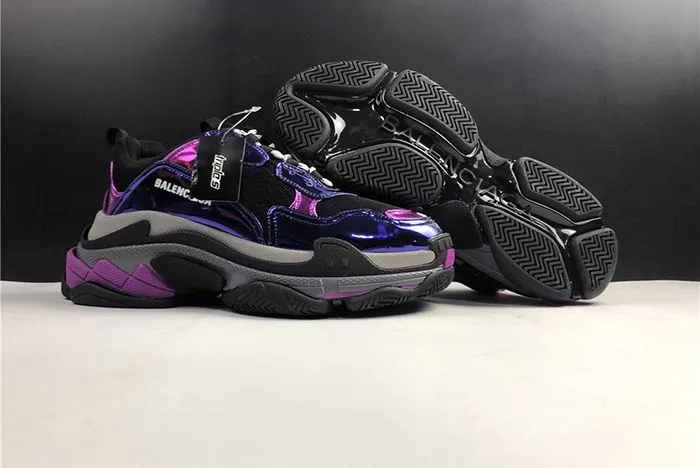 Ba*len*cia*ga triple purple black