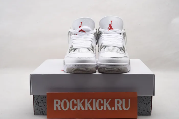 Air Jordan 4 AJ4 Retro Oreo White Tech Grey CT8527 100