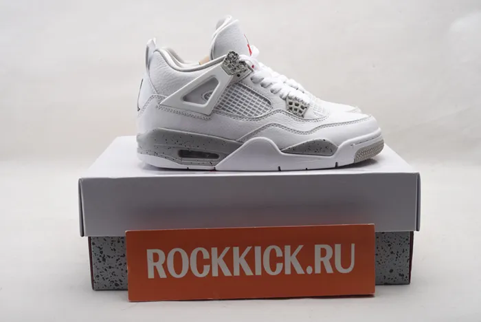Air Jordan 4 AJ4 Retro Oreo White Tech Grey CT8527 100