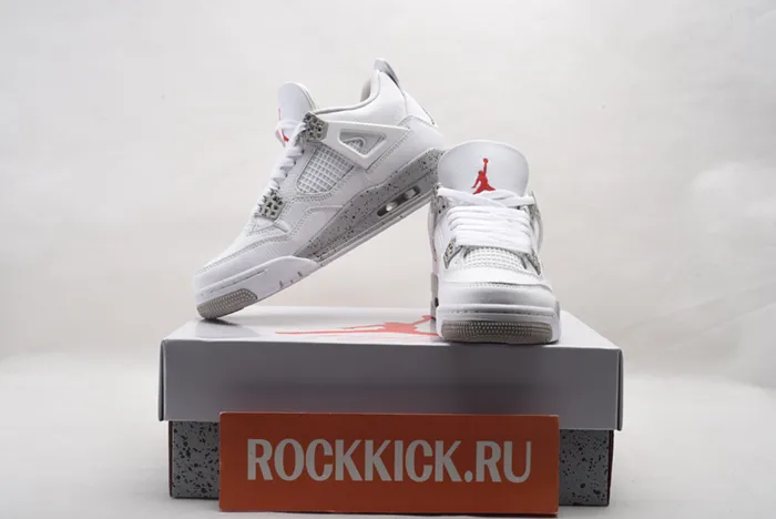 Air Jordan 4 AJ4 Retro Oreo White Tech Grey CT8527 100