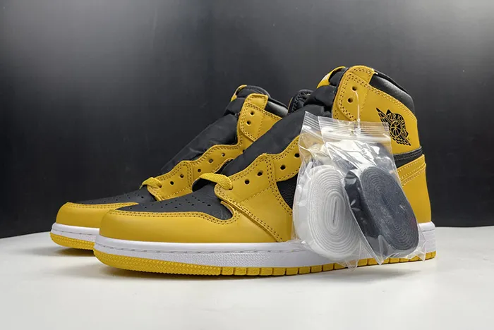 Air Jordan 1 High OG Pollen Black White 555088-701