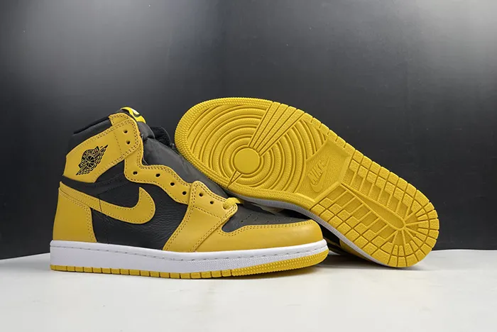 Air Jordan 1 High OG Pollen Black White 555088-701