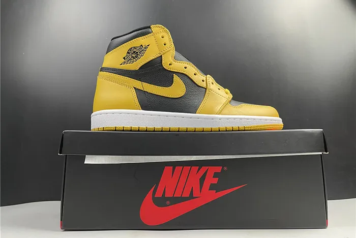 Air Jordan 1 High OG Pollen Black White 555088-701