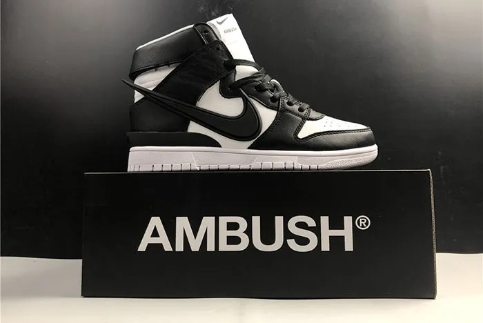 Ambush x Nike Dunk High Black White CU7544 001