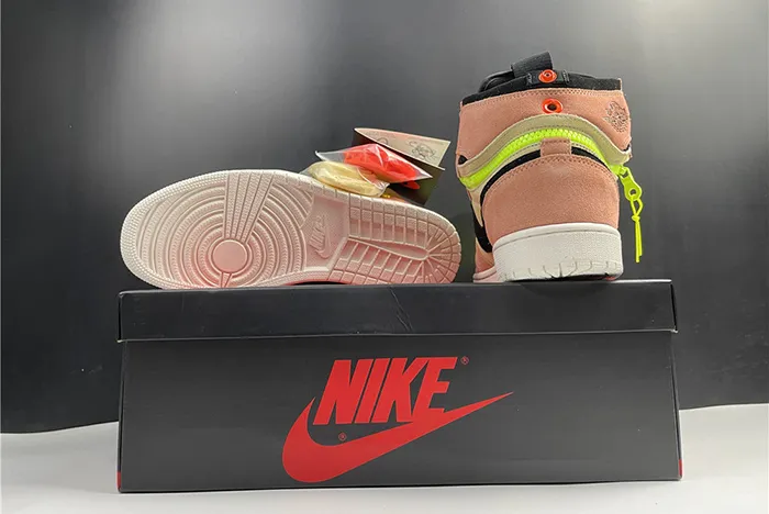 Air Jordan 1 High Switch Peach Neon CW6576 800