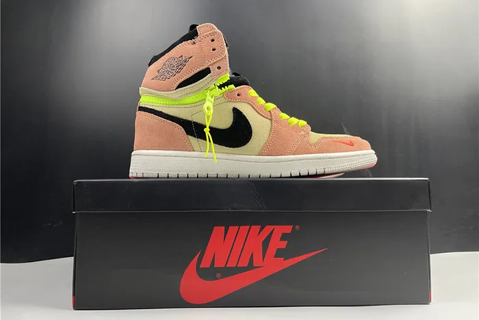Air Jordan 1 High Switch Peach Neon CW6576 800
