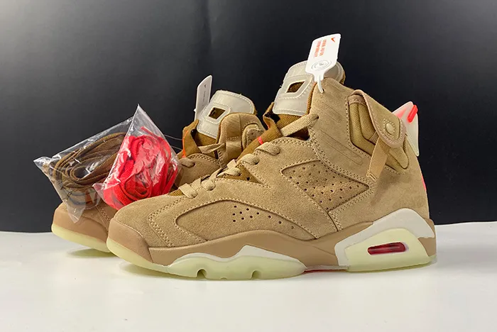 Travis Scott x Air Jordan 6 Retro SP British Khaki DH0690 200