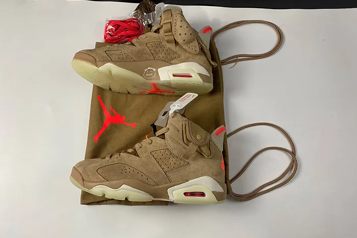 Travis Scott x Air Jordan 6 Retro SP British Khaki DH0690 200