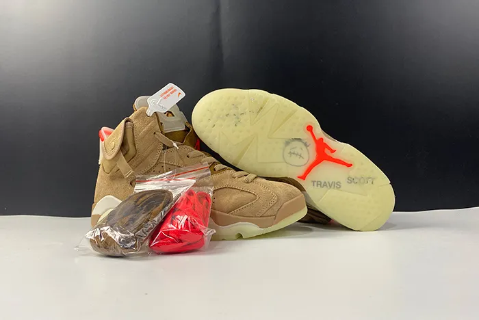 Travis Scott x Air Jordan 6 Retro SP British Khaki DH0690 200