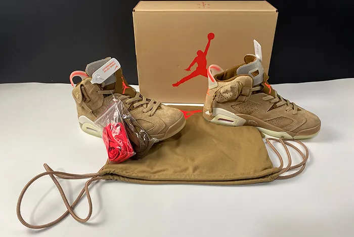 Travis Scott x Air Jordan 6 Retro SP British Khaki DH0690 200