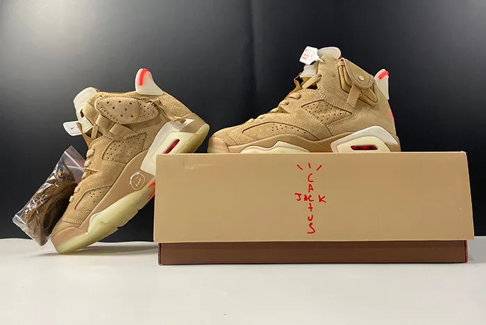 Travis Scott x Air Jordan 6 Retro SP British Khaki DH0690 200