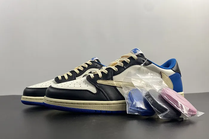 Air Jordan 1x Travis Scott x Fragment  Low Military Blue DM7866 140