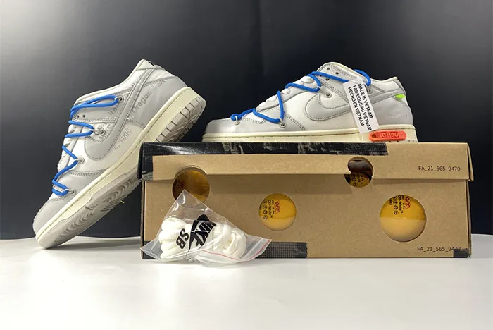 OFF-WHITE x Nike Dunk Low，SKU: DM1602-112