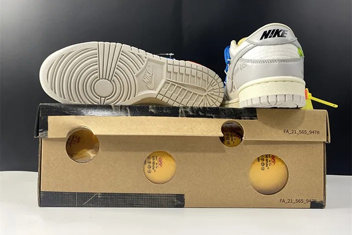 OFF-WHITE x Nike Dunk Low，SKU: DM1602-112